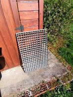 Gegalvaniseerde metalen deurmatten 90x45 cm, Tuin en Terras, Overige materialen, Gebruikt, Schoonloopmat, Ophalen of Verzenden