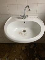 Porseleinen lavabo (60 cm x 53 cm), Ophalen, Gebruikt
