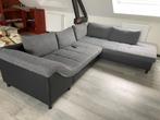 zwart zetel(bed), Huis en Inrichting, Ophalen, Zo goed als nieuw, Overige maten, Hoekbank