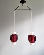 Scandinavisch amethistglas met dubbele ophanging, 1960, Ophalen of Verzenden