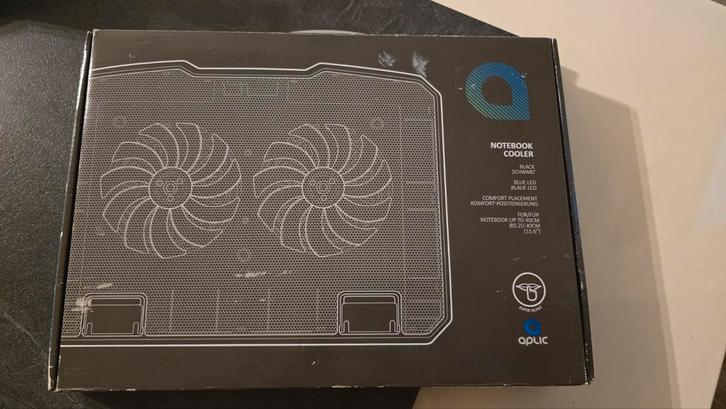 AQLIC Notebook Cooler, Computers en Software, Moederborden, Zo goed als nieuw, Ophalen