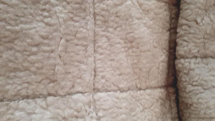 Wollen onderdeken anti-reuma 100 % scheerwol ecru, Huis en Inrichting, Slaapkamer | Beddengoed, Zo goed als nieuw, Overige typen