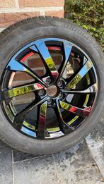 Winterset (4x velg+ band) in glanzend zwart, Auto-onderdelen, Banden en Velgen, Ophalen, Gebruikt, 16 inch, Banden en Velgen