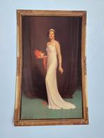 Luxe prentkaart koningin Astrid 1985, Ophalen