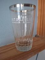 Brasserie EXTRALLIÉS émaillé , verre à bière ancien, Collections, Enlèvement ou Envoi, Comme neuf, Verre à bière