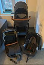 Kinderwagen 3-in-1 Kinderkraft zwart, Kinderen en Baby's, Kinderwagens en Combinaties, Verstelbare duwstang, Zo goed als nieuw
