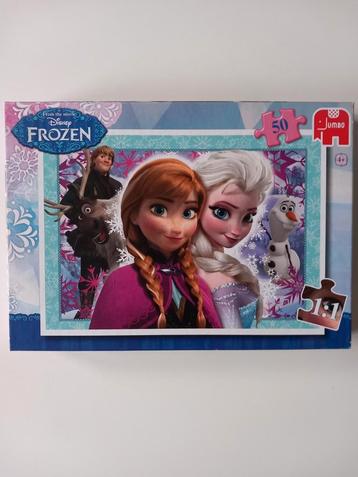 Jumbo Frozen kinderpuzzel 50 stukjes beschikbaar voor biedingen