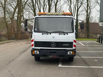 Remorqueuse Mercedes 914 avec grue et plateforme coulissante, Autos, Camions, Achat, Entreprise, 3 places, Boîte manuelle