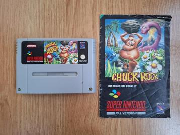 Manuel de Chuck Rock avec Super Nintendo (SNES) disponible aux enchères