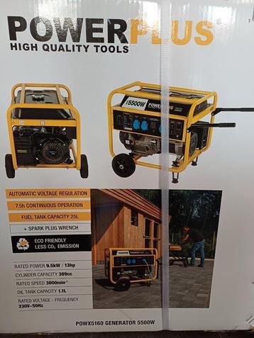 Generator 5500W, Bricolage & Construction, Générateurs, Enlèvement, Neuf, Essence