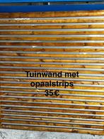 Tuinpanelen, Ophalen, Gebruikt