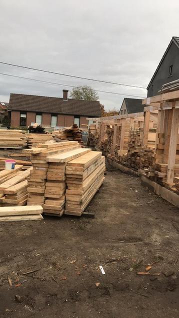 Goedkope houten balken !, Doe-het-zelf en Bouw, Hout en Planken, Ophalen, Zo goed als nieuw