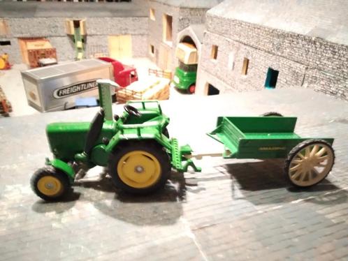 Lanz-tractor met maaibalk + aanhanger Amazone Siku C, Hobby en Vrije tijd, Modelauto's | 1:32, Gebruikt, Tractor of Landbouw, SIKU