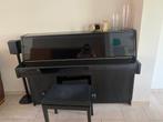 Gebruikte Eterna A. Hanlet staande piano., Muziek en Instrumenten, Piano's, Ophalen, Zwart, Zo goed als nieuw, Piano