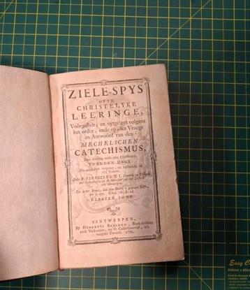 Cathechismus 1765 in het Latijn  beschikbaar voor biedingen