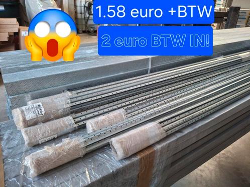 Gipsgeleider,afstrijklaat ,guide voor pleisterwerk 0.6mm, Doe-het-zelf en Bouw, Metalen, Zo goed als nieuw, Ophalen
