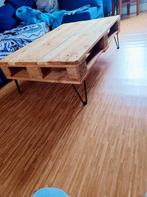 Table basse de style industriel avec pieds en fer forgé, 50 tot 100 cm, Minder dan 50 cm, Overige materialen, 100 tot 150 cm