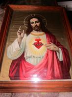 mooie grote kader met Christus 'Heilig Hart', Ophalen
