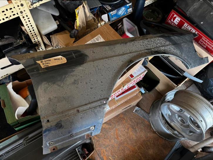 Mercedes W126 S Klasse vleugel spatbord RV, Auto-onderdelen, Carrosserie, Spatbord, Mercedes-Benz, Oldtimer onderdelen, Voor, Rechts