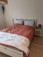 Bed Ikea Bjorksnas 160x200, Ophalen, Beige, Tweepersoons, Zo goed als nieuw