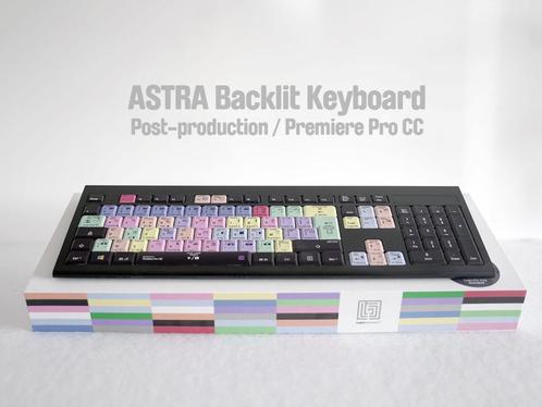 ASTRA Backlit Keyboard - Premiere Pro CC, Computers en Software, Toetsenborden, Zo goed als nieuw, Draadloos, Ophalen
