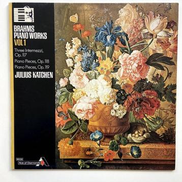 Vinyl LP Brahms Julius Katchen Piano Works vol. 1 1978 VG+