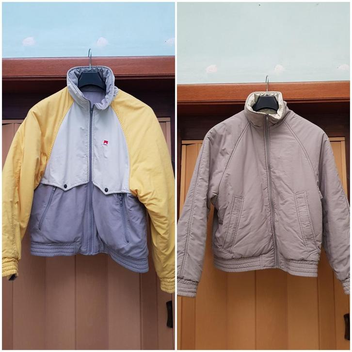 Marlboro Classics, blouson hiver, réversible, taille M/L, Kleding | Heren, Jassen | Winter, Gedragen, Maat 48/50 (M), Grijs, Ophalen of Verzenden