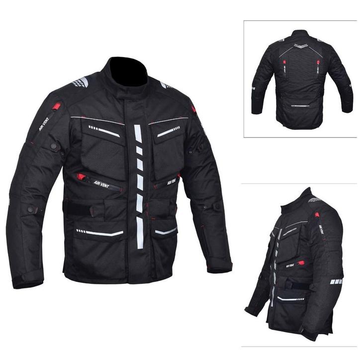 Nieuwe beschermende 600D motorjas van cordura textiel, Motoren, Kleding | Motorkleding, Jas | textiel, Nieuw met kaartje, Verzenden