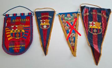 4 bannières vintage du FC Barcelone  (1 vendu!), Enlèvement ou Envoi, Comme neuf
