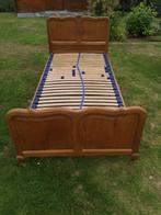 lit en chêne +2 matelas et un sommier à lattes, Ophalen, 90 cm, Zo goed als nieuw, Classique