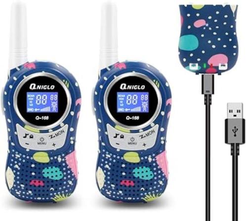 QNIGLO Walkie Talkie voor Kinderen SNELLE GRATIS LEVERING, Telecommunicatie, Portofoons en Walkie-talkies, Nieuw, Portofoon of Walkie-talkie