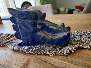 Drakenhoofd uit Lapis Lazuli beschikbaar voor biedingen