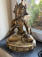Oud bronzen beeld stelt Vajrasattva voor, Vajrayana., Ophalen, Zo goed als nieuw