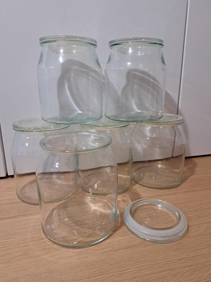 Ikea 365+ voorraadpot met deksel (6 stuks) pot glas, Huis en Inrichting, Keuken | Potten en Pannen, Zo goed als nieuw, Pot, Bus of Blik