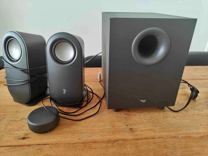 Logitech bluetooth speakers, Computers en Software, Pc speakers, Zo goed als nieuw, Ophalen