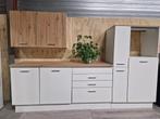 keuken WIT 280 CM NIEUW beste deal beste koop, Huis en Inrichting, Overige materialen, Wit, Nieuw, Enkelwandige keuken
