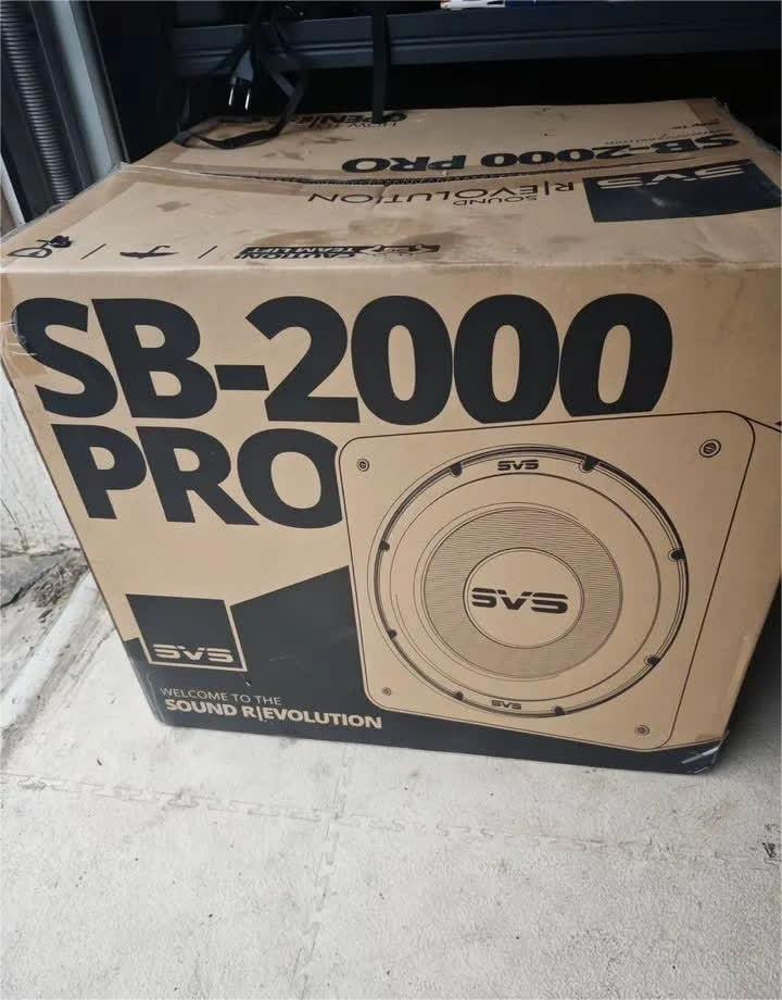 SVS SB-2000 Pro, TV, Hi-fi & Vidéo, Enceintes, Utilisé, Subwoofer, Enlèvement ou Envoi