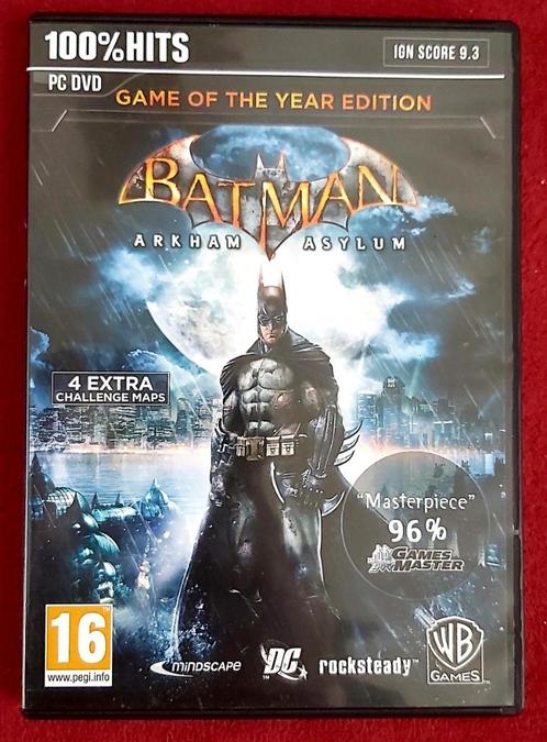 Batman: Arkham Asylum [Game Of The Year] Edition 1+1 gratis!, Games en Spelcomputers, Games | Pc, Ophalen of Verzenden