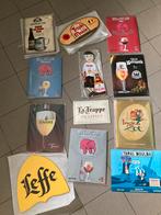 Lot van 12 originele bierreclames, Ophalen of Verzenden