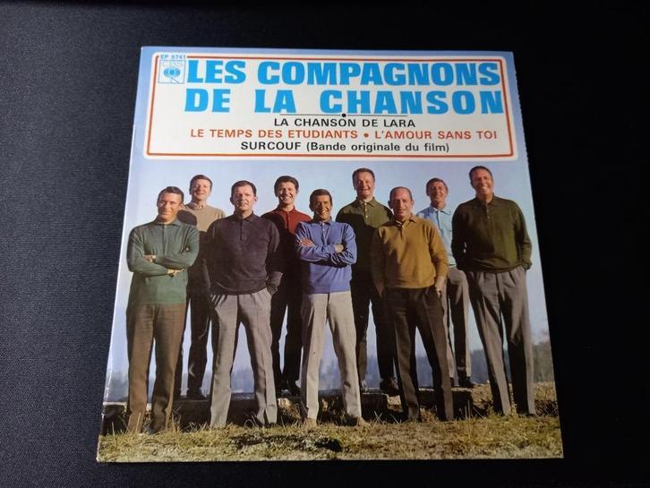 Les Compagnons De La Chanson‎ — La Chanson De Lara -EP Nouve, CD & DVD, Vinyles Singles, Comme neuf, EP, Pop, 7 pouces, Enlèvement ou Envoi