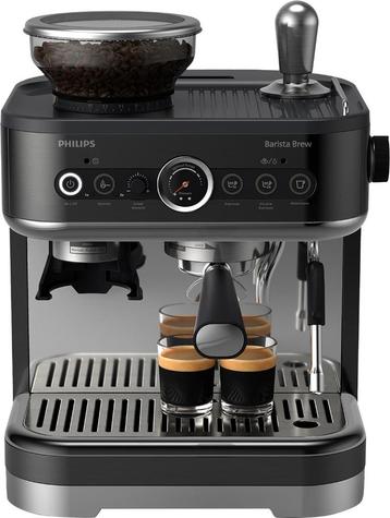 Philips Barista Brew PSA3218/10 (comme neuf), Tuyau à Vapeur, Café en grains, Combiné, 2 à 4 tasses