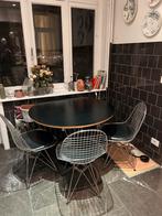 3 Kwaliteit replica Eames  DKR stoelen (zonder tafel), Huis en Inrichting, Stoelen, Ophalen, Gebruikt, Drie, Zwart