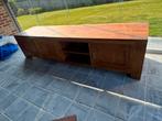 Massieve Teak houten tv-meubel ( 205 cm x 49 cm x 50 cm ), Huis en Inrichting, Kasten |Televisiemeubels, Ophalen, Landelijk modern industrieel