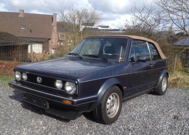 GOLF CABRIOLET GLI 1800 DX 1985 à prix d'hiver, Autos, Volkswagen, Particulier, Golf, Ordinateur de bord, Intérieur cuir, Peinture métallisée