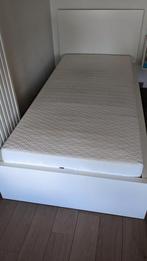 Matras & lattenbodem, Huis en Inrichting, Slaapkamer | Matrassen en Bedbodems, Ophalen, 90 cm, Eenpersoons, Zo goed als nieuw