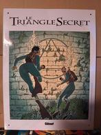Le triangle secret * Assiette émaillée Glènat * 40 cm. X 30, Livres, Enlèvement ou Envoi, Comme neuf