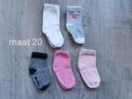 5 paar sokken - maat 20, Kinderen en Baby's, Babykleding | Schoentjes en Sokjes, Meisje, Ophalen of Verzenden, Sokjes, Zo goed als nieuw