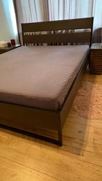 Bed, Huis en Inrichting, Slaapkamer | Bedden, Ophalen, Overige materialen, Gebruikt, Bruin