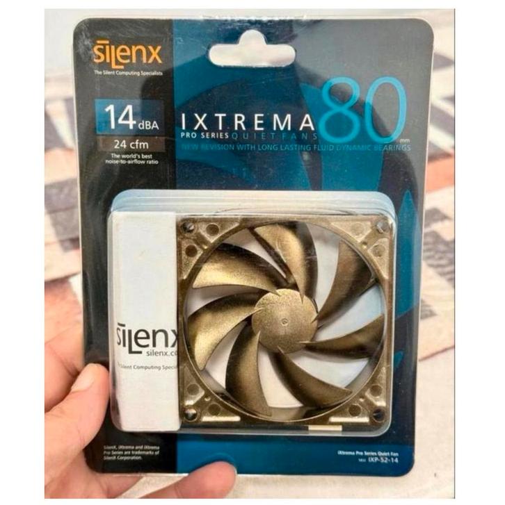 siLenx IXTREMA 80 Pro-ventilator IPX-54-14 thermistor 14dBa, Computers en Software, Computerkoelers, Nieuw, Luchtkoeling, Ophalen of Verzenden