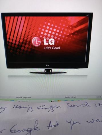 LG Télévision Plasma de l'état du fonctionnement, Enlèvement, Utilisé, Full HD (1080p), LG